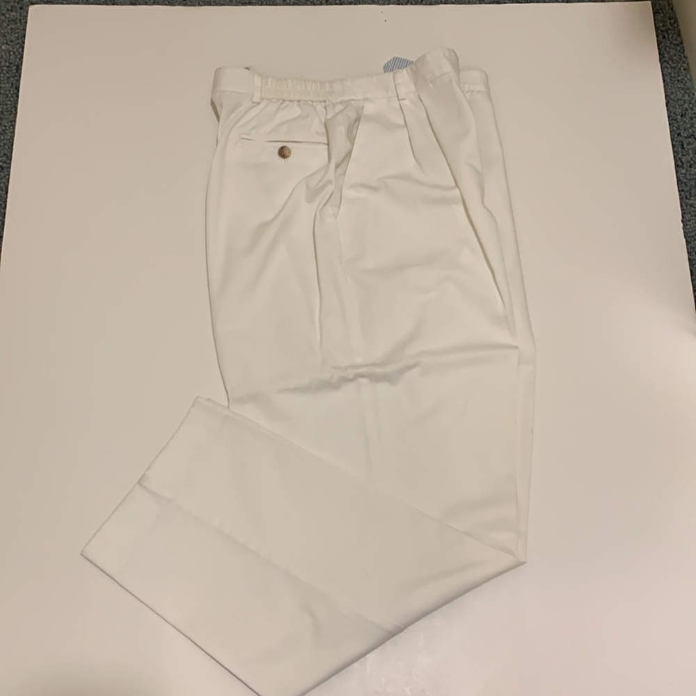 Talbots David Brooks slacks. White, size 14.